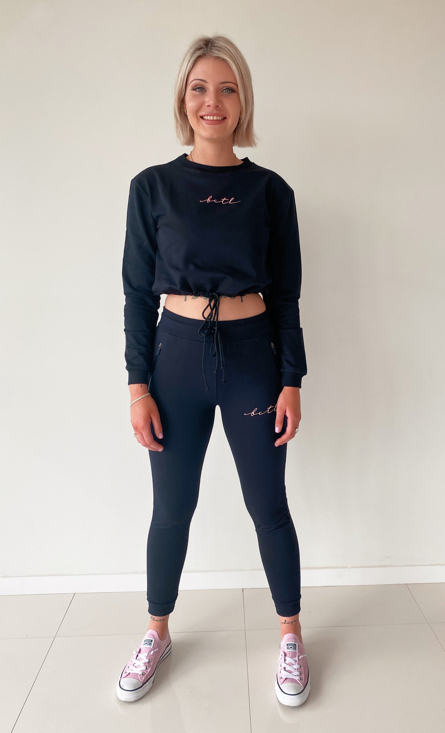 BCTL Cropped Sweater Black